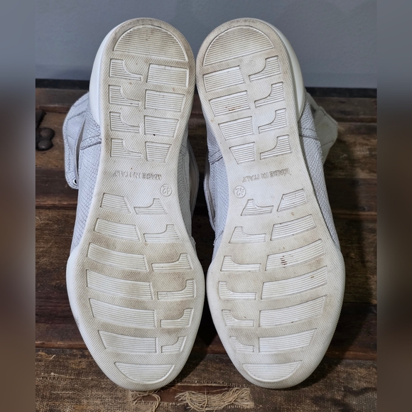 Creative Recreation Gizzo Camaleonte High-Top Leather Sneakers w/Velcro Strap 42 - Picture 11 of 12